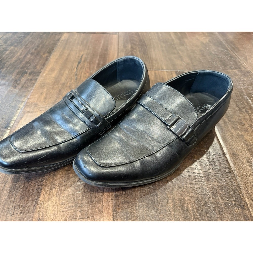 Perry Ellis Portfolio Men's Randle Wide Loafers.‎ Size 9. Black.